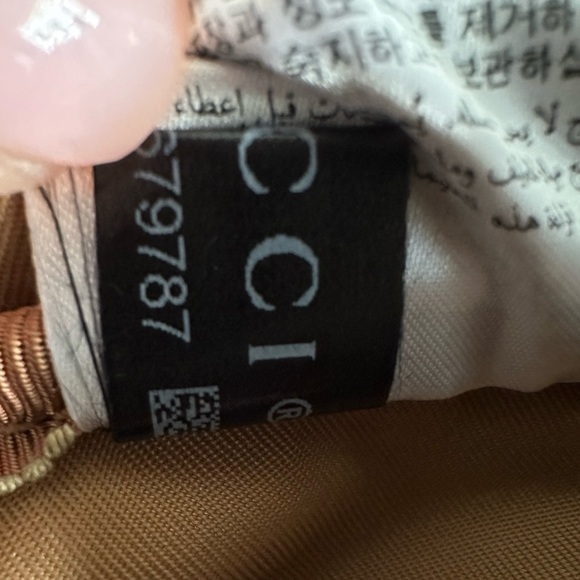 GUCCI Interlocking G Star Childrens Kids Crossbody Belt Bag Fanny Brown Corduroy - Picture 14 of 14